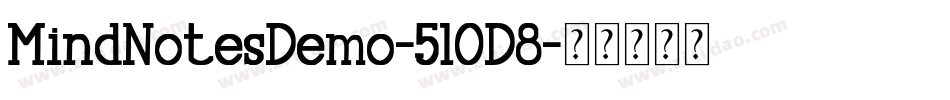 MindNotesDemo-51OD8字体转换