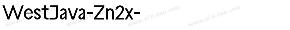 WestJava-Zn2x字体转换