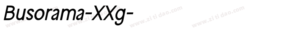 Busorama-XXg字体转换 Busorama-XXg字体转换