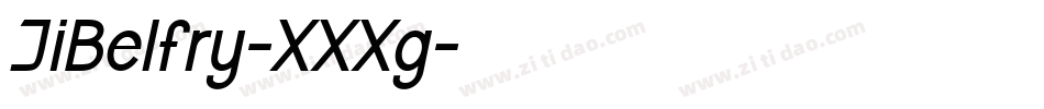 JiBelfry-XXXg字体转换 JiBelfry-XXXg字体转换