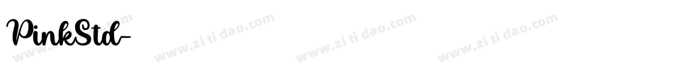 PinkStd字体转换