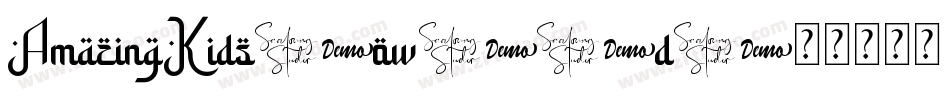 AmazingKids-ow14d字体转换