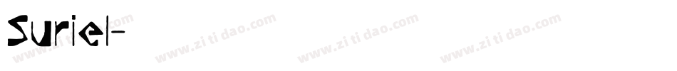 Suriel字体转换