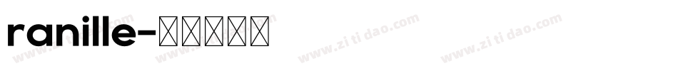 ranille字体转换