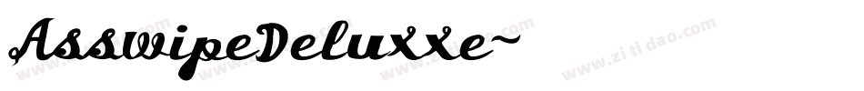 AsswipeDeluxxe字体转换