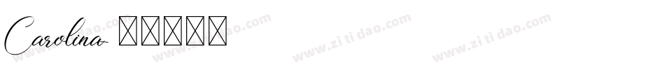 Carolina字体转换