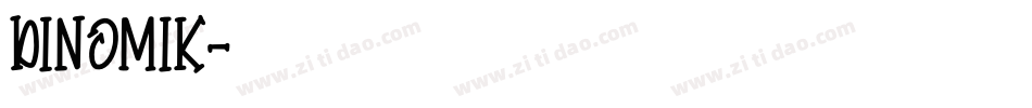 Dinomik字体转换