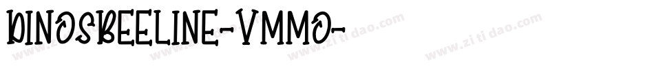 Dinosbeeline-vmmO字体转换