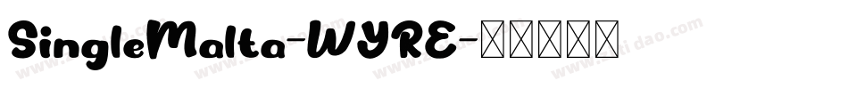 SingleMalta-WYRE字体转换
