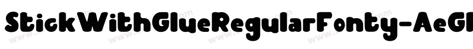 StickWithGlueRegularFonty-AeGM字体转换
