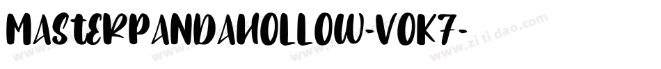 MasterPandaHollow-voK7字体转换