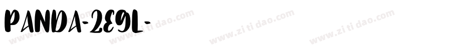 Panda-2egl字体转换