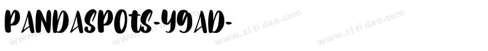 PandaSpots-yGAd字体转换