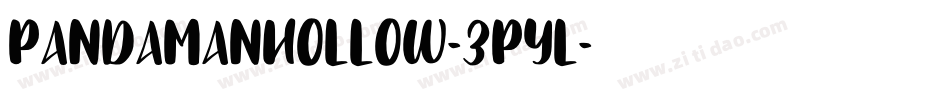 PandamanHollow-3pyL字体转换
