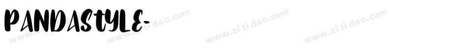 Pandastyle字体转换