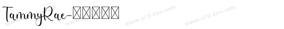 TammyRae字体转换