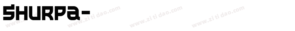 Shurpa字体转换
