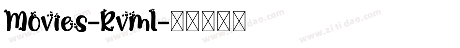 Movies-Rvml字体转换