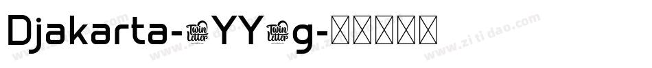 Djakarta-6YY5g字体转换