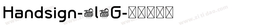 Handsign-0l5G字体转换 Handsign-0l5G字体转换