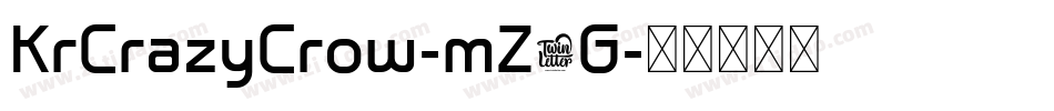 KrCrazyCrow-mZ5G字体转换