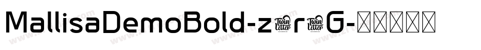 MallisaDemoBold-z8r5G字体转换