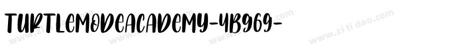 TurtleModeAcademy-4Bg69字体转换