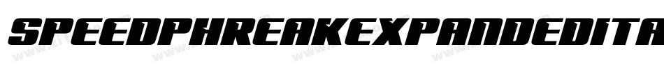 SpeedPhreakExpandedItalic-nRAnP字体转换