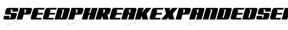 SpeedPhreakExpandedSemiital-1Gj9g字体转换