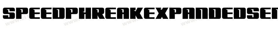 SpeedPhreakExpandedSemiital-1Gj9g字体转换