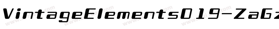 VintageElements019-ZaGz字体转换