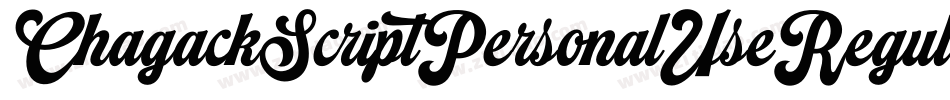 ChagackScriptPersonalUseRegular-oWBx字体转换 ChagackScriptPersonalUseRegular-oWBx字体转换