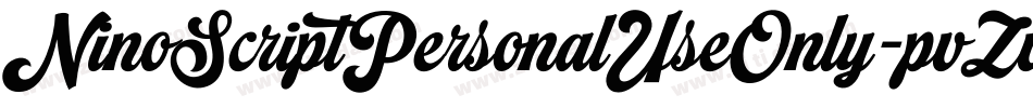 NinoScriptPersonalUseOnly-pvZv字体转换
