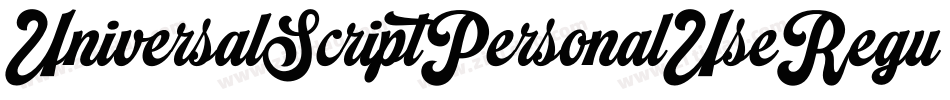 UniversalScriptPersonalUseRegular-zKMX字体转换 UniversalScriptPersonalUseRegular-zKMX字体转换