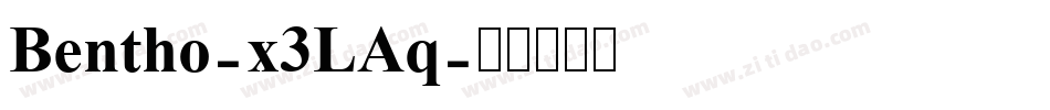 Bentho-x3LAq字体转换