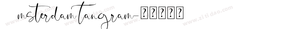 AmsterdamTangram字体转换