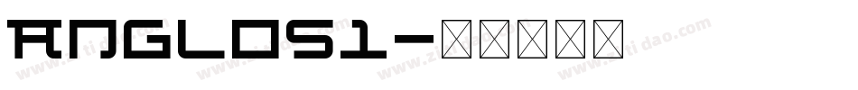 ANGLOS1字体转换