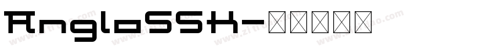AngloSSK字体转换