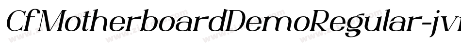 CfMotherboardDemoRegular-jvny字体转换