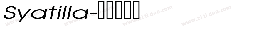 Syatilla字体转换