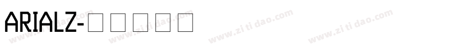 ARIALZ字体转换