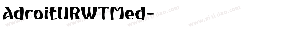 AdroitURWTMed字体转换