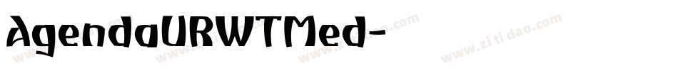 AgendaURWTMed字体转换