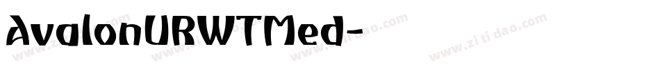 AvalonURWTMed字体转换