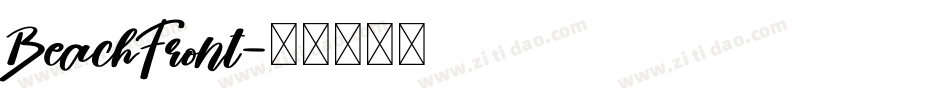 BeachFront字体转换