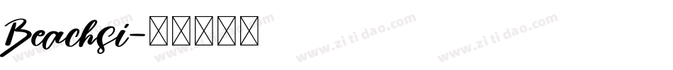 Beachsi字体转换