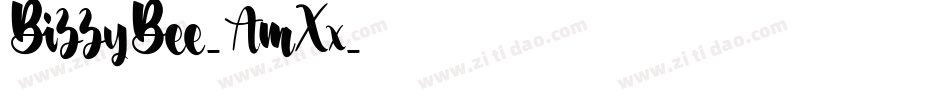 BizzyBee-AmXx字体转换