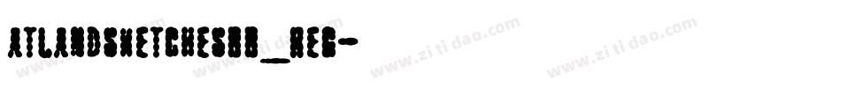 atlandsketchesbb_reg字体转换