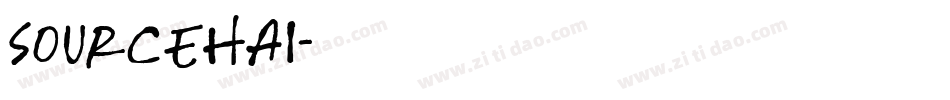SOURCEHAI字体转换