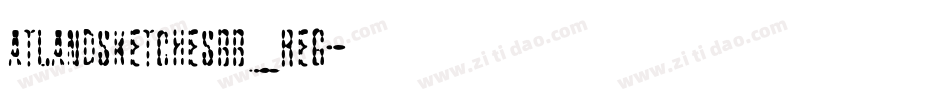 atlandsketchesbb_reg字体转换